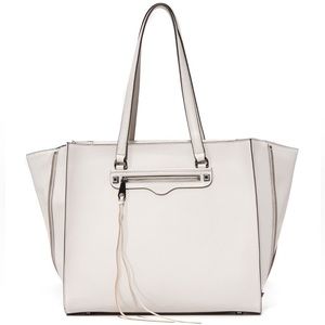 Rebecca Minkoff Always On Side Zip Regan Tote in Putty